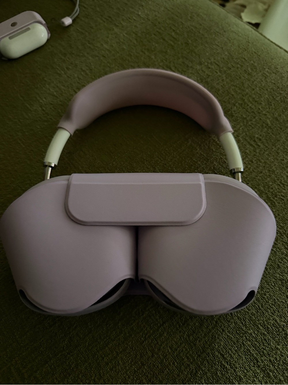 Apple Over-Ear Headphones in Lilac and White